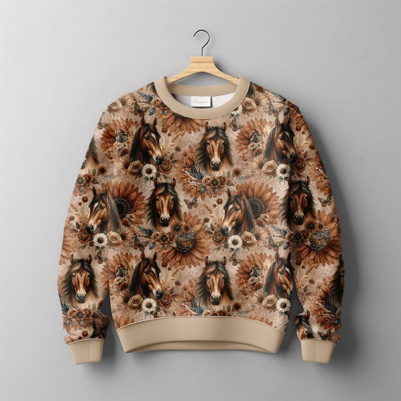 Bambusjersey Hester i Blomster