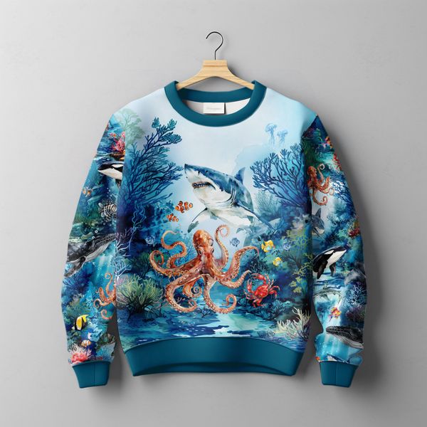 Jersey panel Havets Liv, str.M