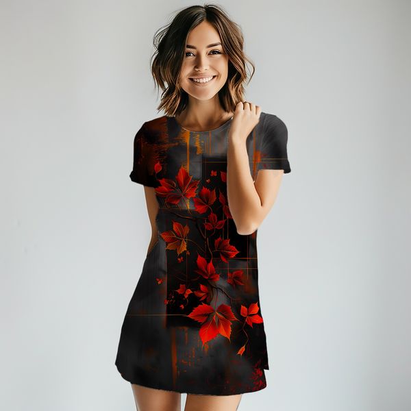 Jersey panel L&oslash;vdans, 100x165 cm