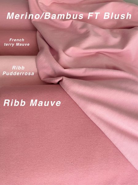 Merino/Bambus French Terry Blush