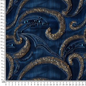 Hovedbilde B&oslash;rstet French Terry Golden Wave