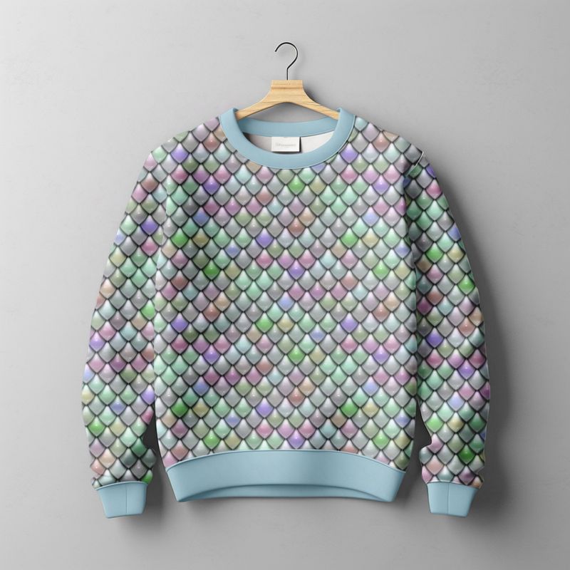 French terry Pastel Scales