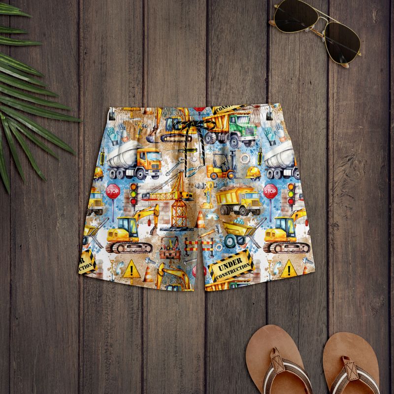 Under Construction -Boardshort-stoff