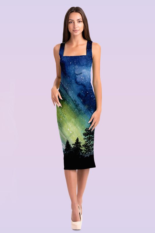 Jersey panel Night Sky, 165x120 cm