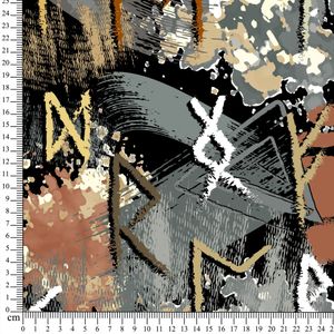 Hovedbilde B&oslash;rstet French Terry Runespill