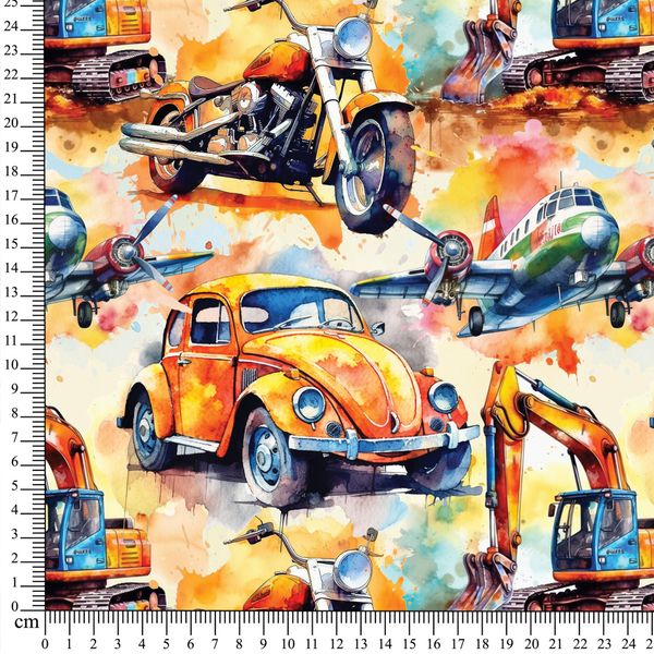 Merino/Bambus French Terry Akvarellkj&oslash;ret&oslash;y