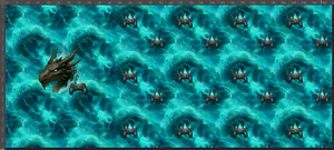 Hovedbilde FT panel Game of Flames 70 x 165 cm