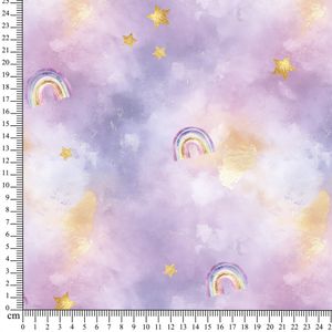 Hovedbilde French terry Rainbow Tale Bakgrunn