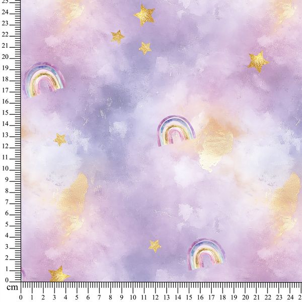 French terry Rainbow Tale Bakgrunn